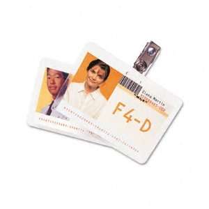  HeatSeal® ID Badge Prepunched Laminating Pouches, 2 9/16 