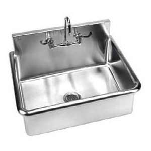 Just Mfg One Compartment, Ss, Surgeon Wash Up Sink, 14 Ga.,10.5 Basin 