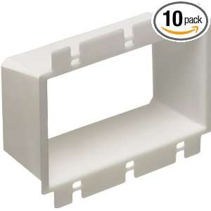   Industries BE3 Outlet Box Extender, 3 Gang, 10 Pack