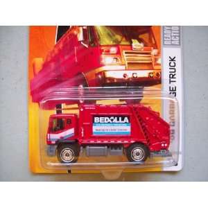  Matchbox City Action Red 2008 Garbage Truck Toys & Games