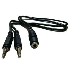  3.5 mm Stereo Splitter Cables Adapter 