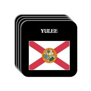  US State Flag   YULEE, Florida (FL) Set of 4 Mini Mousepad 