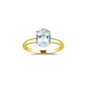  3.97 Cts Sky Blue Topaz Solitaire Ring in 14K Yellow Gold 