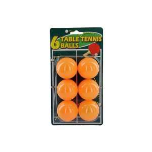  Set Of Six Table Tennis Balls 