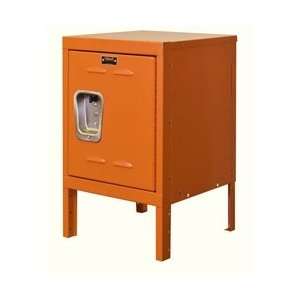  Kids Room Mini Storage Locker 15w x 15d x 24h   Orange 