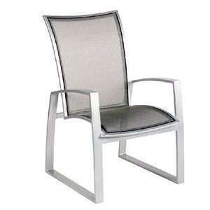  Woodard 520401 19 30P Wyatt Flex Arm Outdoor Dining Chair 