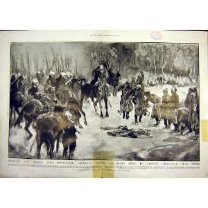  Germans French Dragoons Ypres Frozen Ww1 War 1915