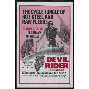  Devil Rider (1970) 27 x 40 Movie Poster Style A