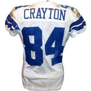  Patrick Crayton #84 Cowboys at Eagles 11 08 2009 Game Used 