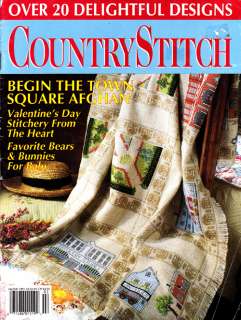 Craft Books #1729 Country Stitch Magazine Jan/Feb 1991  