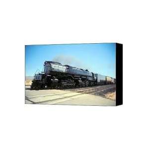  Union Pacific No 3985 Entering the Yermo Rail Yard Canvas 