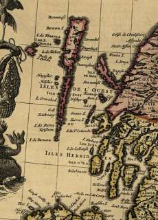 1700s Wall Map of Great Britain and Ireland   24x30  