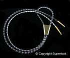 BOLO KIT Gold Plated D.I.Y. Bola Cord ~ SILVER / BLACK