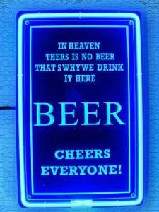 Cheers beer bar store display 3D neon light sign 341  