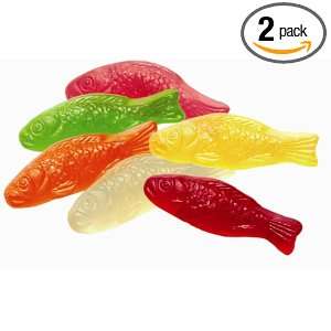 Albanese Assorted Swedish Fish, Sugar Free, 5 Pound Bags (Pack of 2 