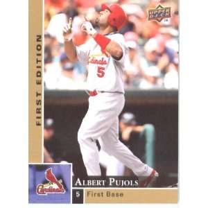 Albert Pujols / Cardinals / 2009 Upper Deck First Edition Baseball 