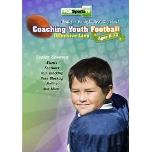  Coaching Youth Football Offensive Line DVD 50 Min   50 