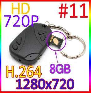 Car Key Chain HD Camera Covert Video DVR Recorder Webcam 4GB/8GB/16GB 