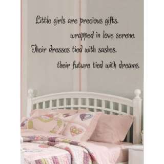 Little girls are Vinyl Wall Lettering Word Sticky  