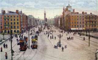 Photo 1904 Dublin Ireland Sackville St Oconnell Bridge  