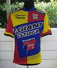 Nice Team Giant Tioga rock shox cycling Jersey Large