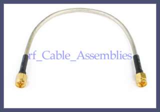 5x SMA male to male straight cable Semi Flexible .141  