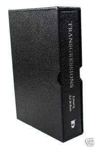 Transgressions Signed Limited Stephen King First  
