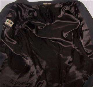 48XL Joseph Abboud CHARCOAL BROWN 100% WOOL DB sport coat jacket suit 