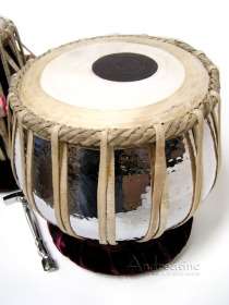   PLATED AUTHENTIC PROFESSIONAL HEAVY INDIAN TABLA DRUM SET  