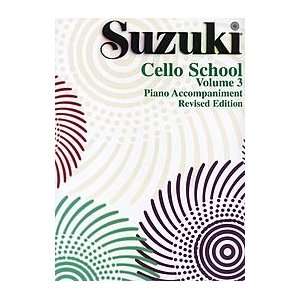  Alfred Suzuki Cello School Piano Accompaniment Volume 3 Book 