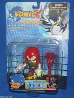 Sonic X Sonic the Hedgehog Metal Force KNUCKLES New HTF  