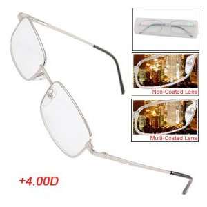   00D Soft Nose Pads Multi Coated Lens Metal Reading Glasses for Women