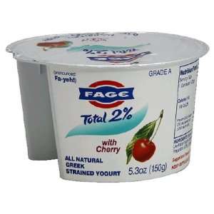 Fage Total Greek Yogurt with Cherry, 2%, 5.3 oz  Fresh