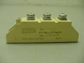 Semikron Semipack1 1690 002/009/037 Modules  