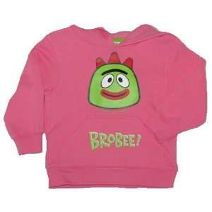  Yo Gabba Gabba Brobee Hoodie Sweatshirt Size 4T Baby