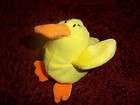 Quackers The Yellow Duck McDonalds Teenie Beanbag Beani