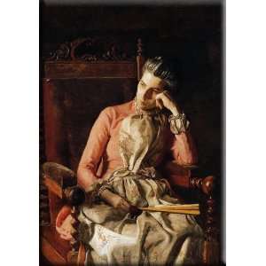  Portrait of Amelia C. Van Buren 21x30 Streched Canvas Art 