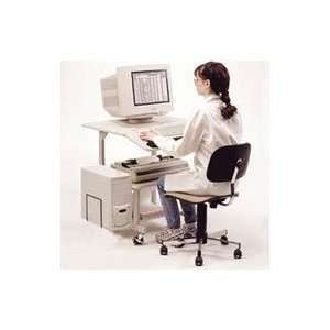  Balt 42701 Sit/Stand Workstation,Height Adjustable,Gray 