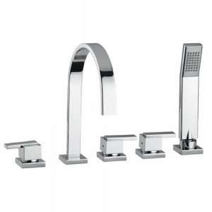 Cascade 44250S 40 Brix five hole 1/2 roman tub filler with handshower 