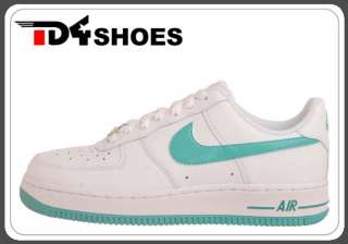 Nike Wmns Air Force 1 07 White Mineral Blue Womens Casual Shoes 315115 