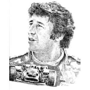  Mario Andretti Lithograph