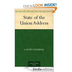 State of the Union Address Calvin Coolidge  Kindle Store