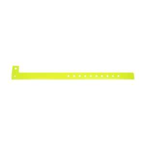  Yellow Plastic Wristbands, Sequentially Numbered, Box of 