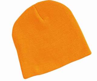 Blaze Orange Knit Beanie 8 Hunter Cap SP08 NEW  