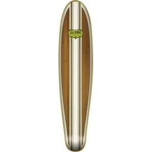  Globe Continental Bamboo/Black Longboard Skateboard Deck 