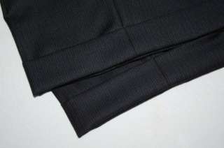 1,895 Ermenegildo Zegna Fit 42 44 Long Wool Suit Deep Dark Blue Color 
