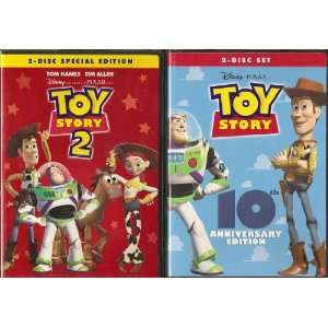  Toy Story and Toy Story 2 DVD 