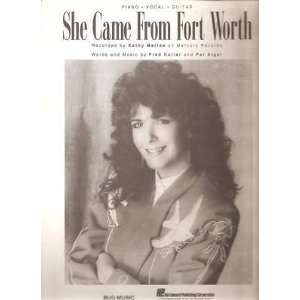   Sheet MusicShe Came From Fort Worth Kathy Mattea 129 