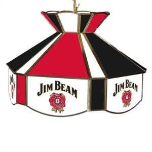  Jim Beam JBM 7915 Stained Glass Swag Pool Table Light 
