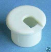 10 Desk Cord Cable Wire Grommet 1 #1041 White  